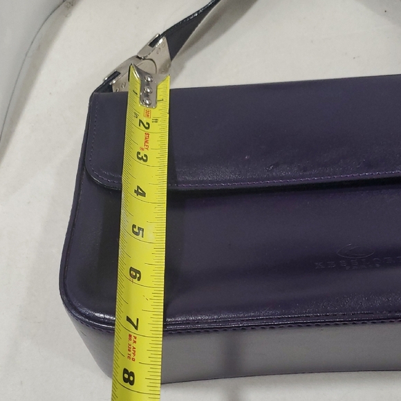 Vintage Kesslord Paris  Elegant Purple  Crescent Shoulder Bag - Picture 7 of 13